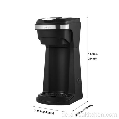 Einzelservice-KCUP-Kaffeemaschine 2 in 1